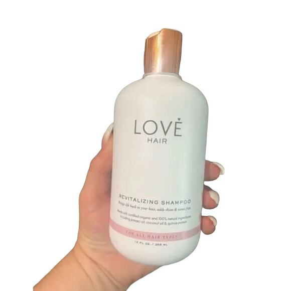 Love Hair Revitalizing Shampoo 12 Oz Vegan & Cruelty-Free For All Hair Types - Picture 2 of 4